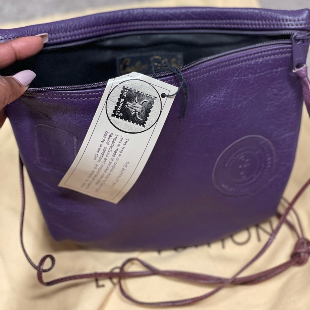 Carlos Falchi purple bag🌺